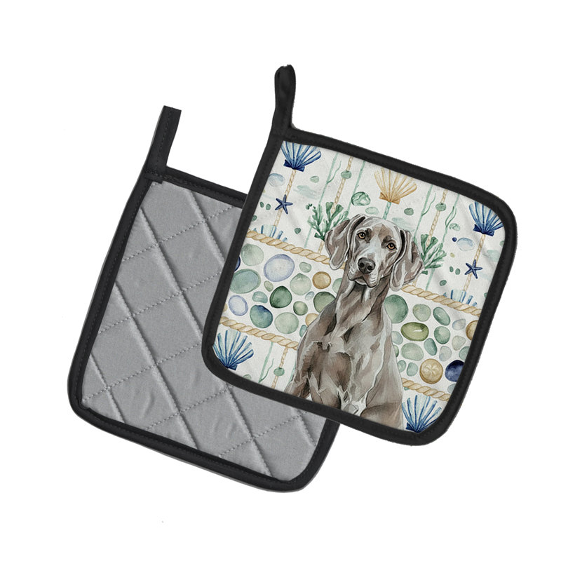 Paire de poignées Weimaraner