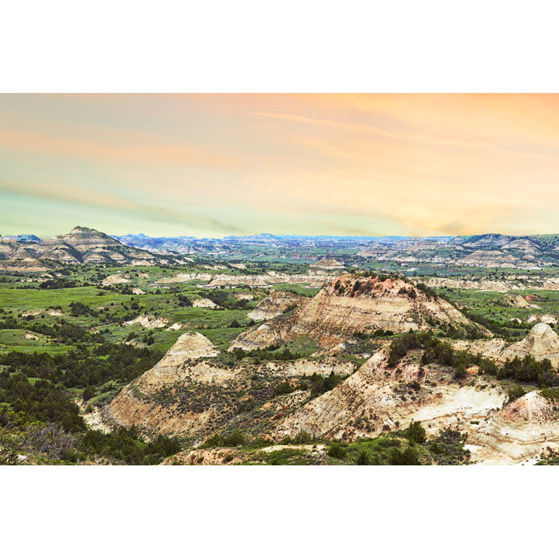 Badlands V by James McLoughlin - Photograph, 81 cm H x 122 cm W, Black Floater Framed