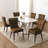 Velvet Upholstered Dining Chair-597498330