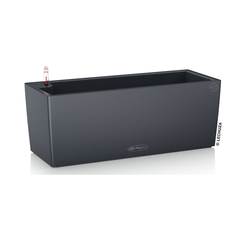 Balconera Window Box Planter, 19 cm H x 50 cm W x 19 cm D, Slate