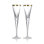 Waterford Celebrations Toasting Flute 4.5oz, Gold, Set of 2