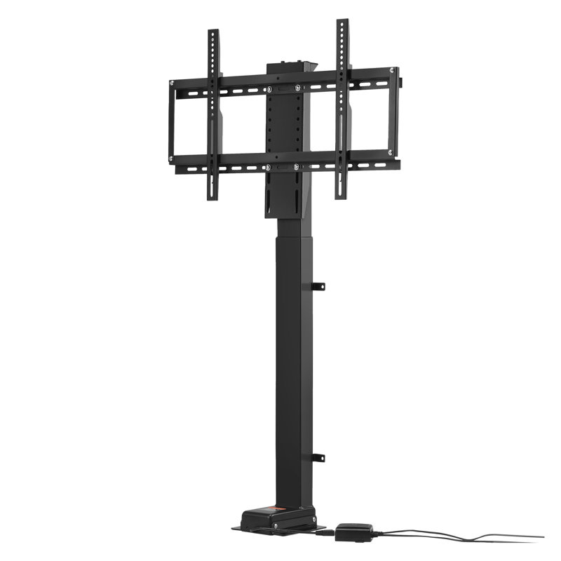Mécanisme d'armoire motorisée pour téléviseur de 32 à 70 pouces, support de téléviseur électrique robuste avec télécommande, support réglable en hauteur, capacité de charge de 154 lb