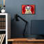 «Colorful Westie Dog Over Motif Pop Art Pet» par Kim Curationa - impression d'art graphique sur bois-50587530-50587531