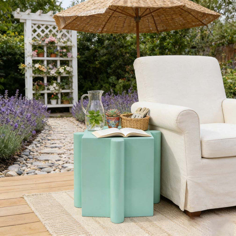 Table d'appoint Art, Vert clair