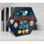 Harry Potter (Poudlard est ma maison), impression sur bois