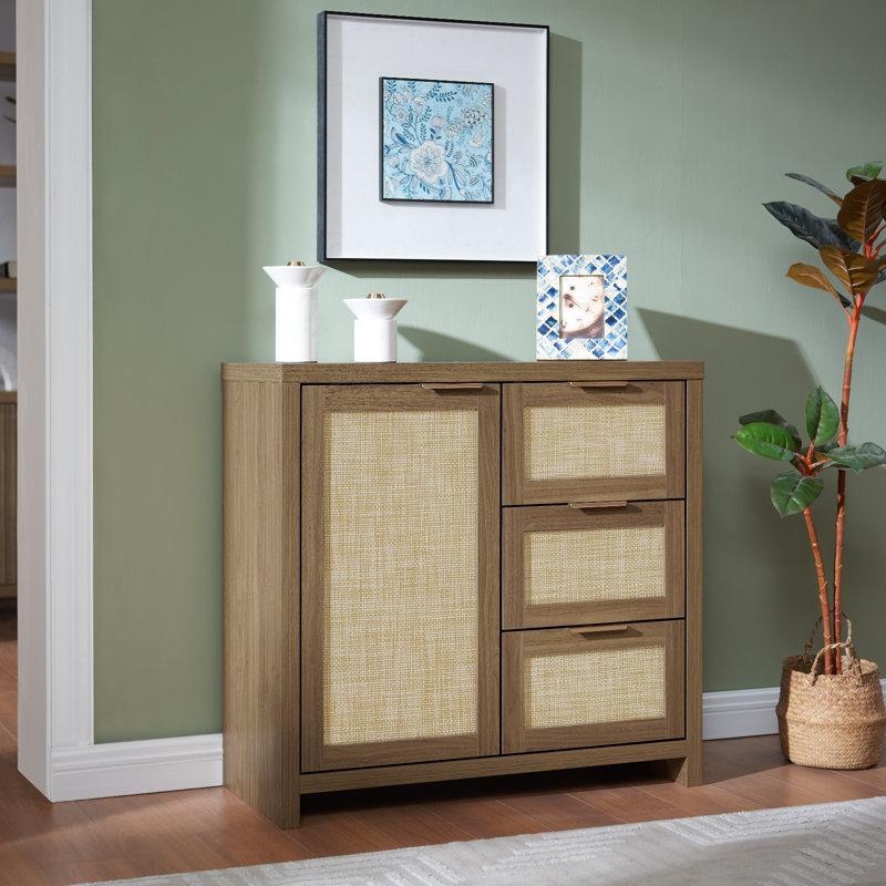 Dearbhaile 34'' Sideboard with 3 Drawers, Special Walnut