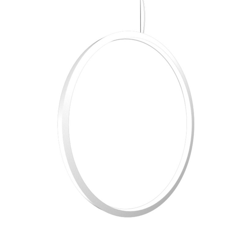 1 - Light LED Pendant, Imbuia, 35.1" H x 35.1" W x  1.17" D