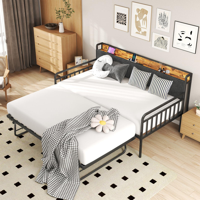 Twin Daybed With Pop Up Trundle