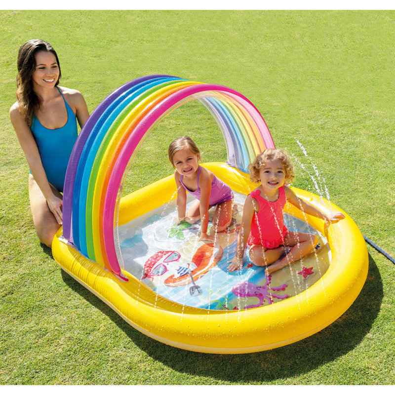 Plastic Novelty Kiddie Pool 34'' H x 51'' W x 55'' L