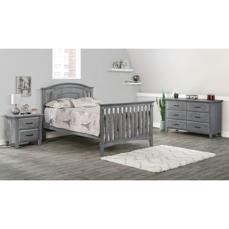 Ensemble de chambre de bébé convertible Willowbrook, Gris graphite