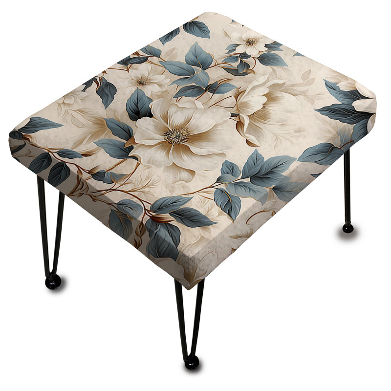 Vintage Flora II - Plants Rectangle Ottoman
