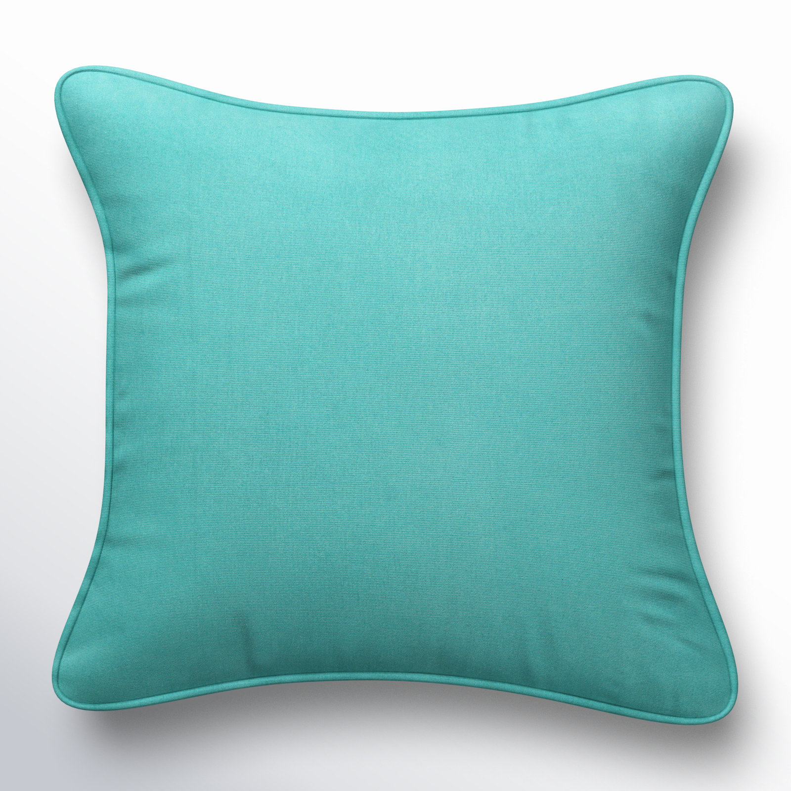 Hansah Throw Pillow, 22" H x 22" W x 6" D, Sunbrella Canvas Aruba