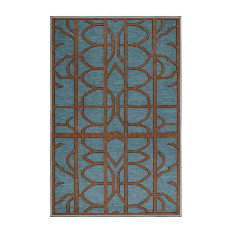 Tapis vert en treillis lavable à la machine, Rectangulaire 2 pi x 3 pi