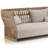 Iylee 59.05'' Wide Rectangle Wicker Loveseat with Cushions