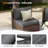 9-Pieces 3.5'' Outdoor Replacement Cushion Set Seat/Back Cushion for 4 Person (Sofa Not Included)-1952704909