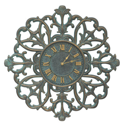 Filigree Silhouette Wall Clock