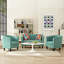Ensemble de causeuse et fauteuil en tissu 3 pièces Prospect-416263171