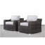 Chaise de patio avec coussins 2-397354891