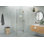 Halo 51 in. x 45 in. x 78 in. 90-degree Fully Frameless Glass Hinged Shower Enclosure