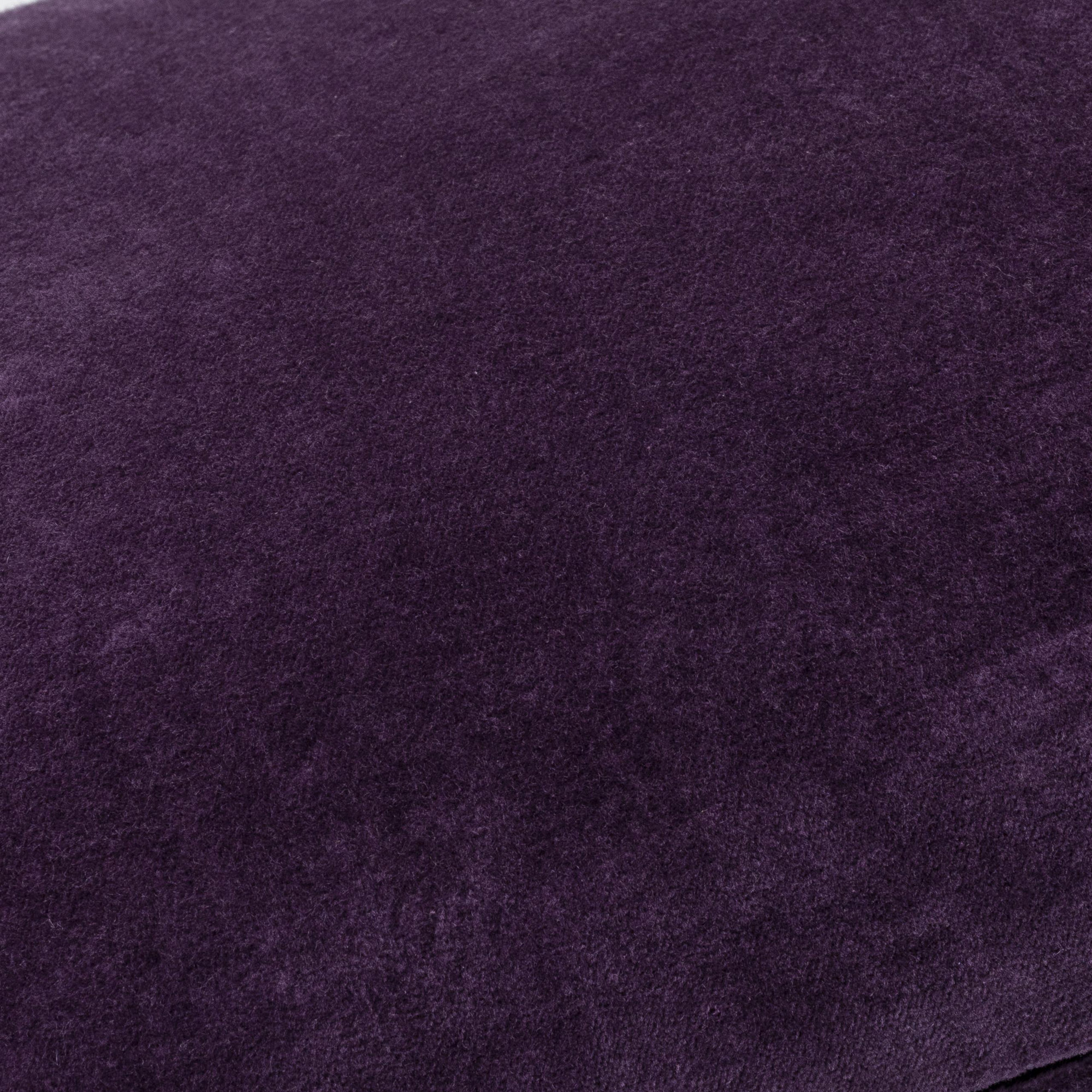 Cotton Lumbar Throw Pillow, Purple, 13" x 20", Polyester/Polyfill