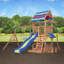 Backyard Discovery Cedar Swing Set with 2 Swing(s) , 1 Slide(s)
