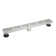 36" Linear Brushed Nickel Shower Drain with Balance Pattern Grate
