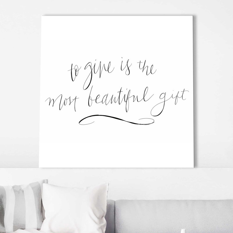 " Most Beautiful Gift " by Sd Graphics Studio, Wrapped Canvas, 18" H x 18" W x 1" D