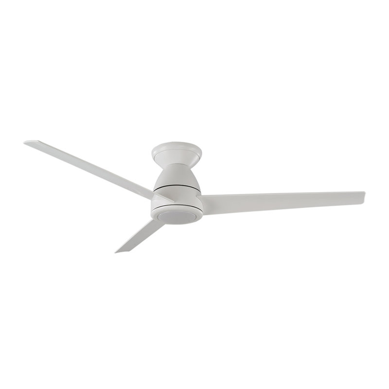Ventilateur de plafond encastré intelligent à 3 pales Tip avec ensemble d'éclairage DEL et télécommande Bluetooth inclus