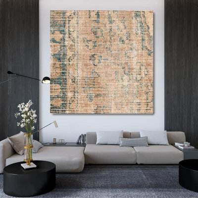 Orren Ellis Barnes, Victor Gallery Wrapped Canvas Art Titled: Faded Textile III