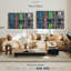«Ski Gears», 3 pièces sur toile-98562670