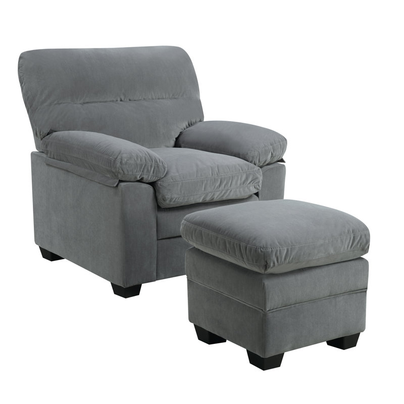 Sumter Upholstered Ottoman, Dove