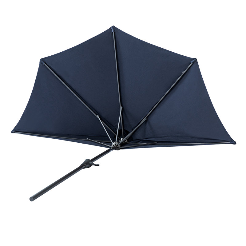 Naomie 275cm Balcony Parasol, Navy Blue