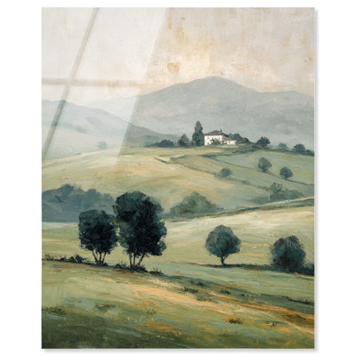 «Hazy Valley II», reproduction d'art acrylique sur toile par Living Art