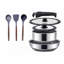 8 - Piece Non-Stick Stainless Steel Cookware Set