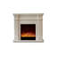 Ivory White Landscape Electric Fireplace-108051583