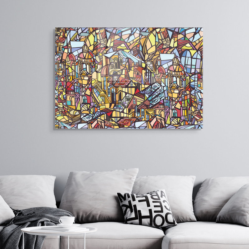 Peinture décorative en verre trempé, H 19,7 po x l 27,6 po