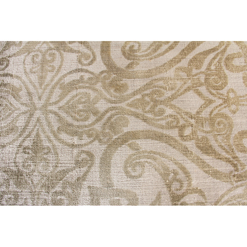 Koda Handmade Synthetic Brown/Beige Area Rug, Rectangle 9' x 12'