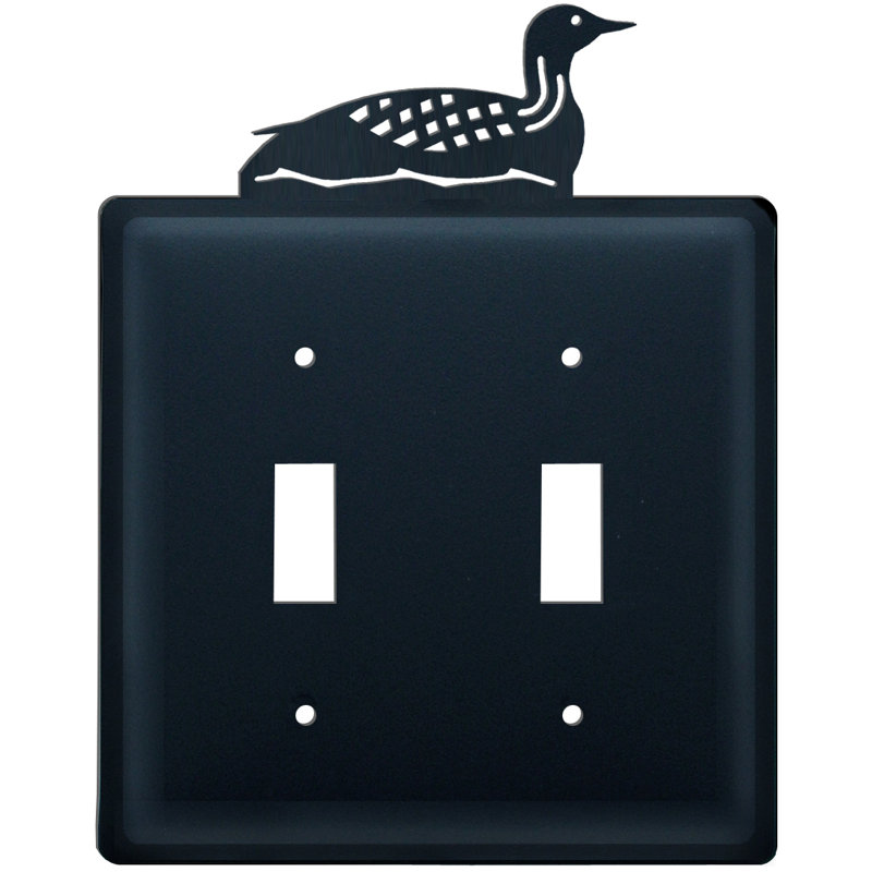 Loon 2-Gang Toggle Light Switch Wall Plate