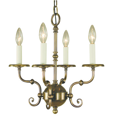 Style bougie classique/traditionnel 4 lumières lustre Jovan