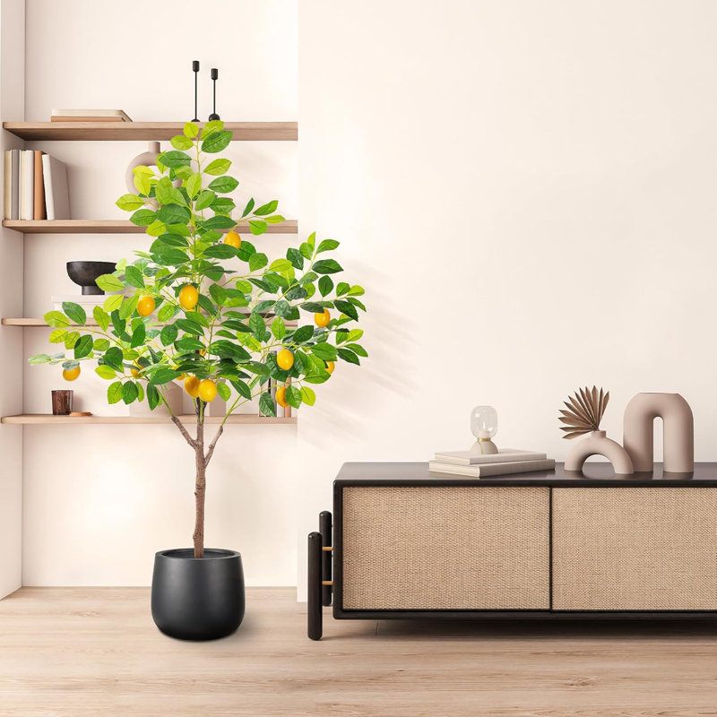 4FT Artificial Lemon Tree for Home Decor