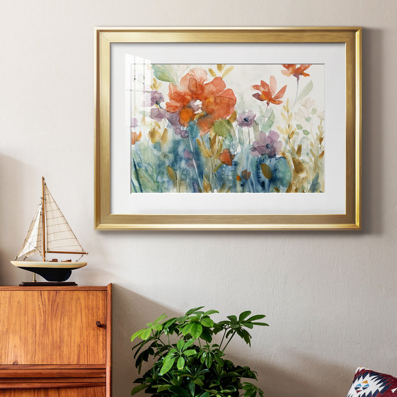 «Timeless Gardens», reproduction encadrée de qualité supérieure - prête à être accrochée, H 26,5 po x l 36,5 po x P 1 po