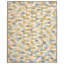 Charming Multicolor Stripe Pattern Contemporary Handwowen American Hooked Rug-1862034045