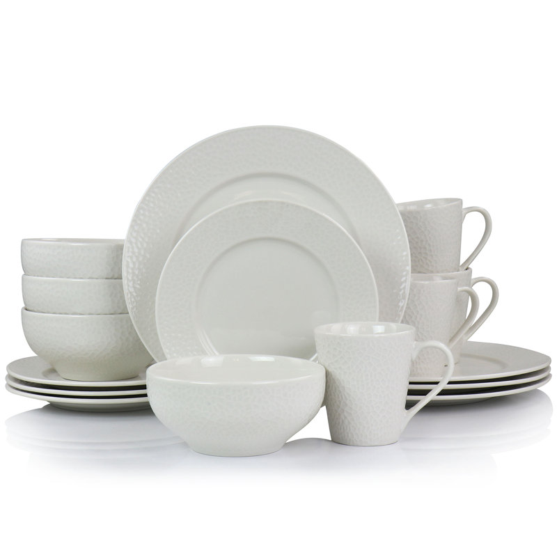 Piece Porcelain China Dinnerware Set - Service for 4
