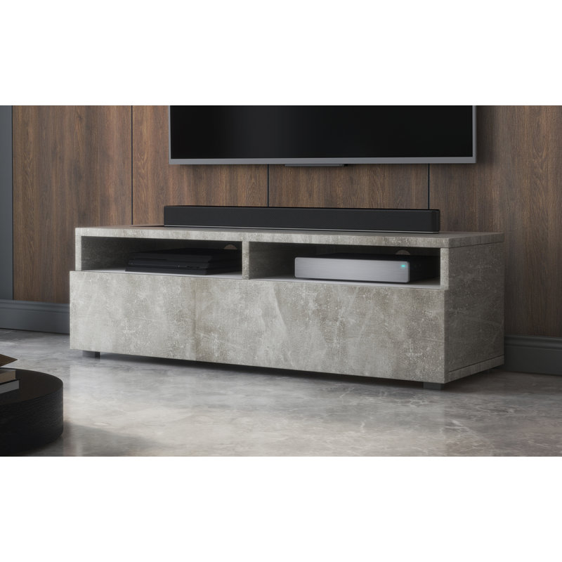 Nayara Unfinished TV Stand for TVs up to 48", Grey