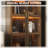 Modern Arched Display Cabinet With Glass Doors-1896762514