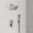 Dual-Function Shower Faucet Set, Pressure-Balanced Shower System with Handheld Spray-106893497
