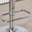 Swivel Upholstered Adjustable Height Counter Stool with Metal Frame-2108636924-2108636920