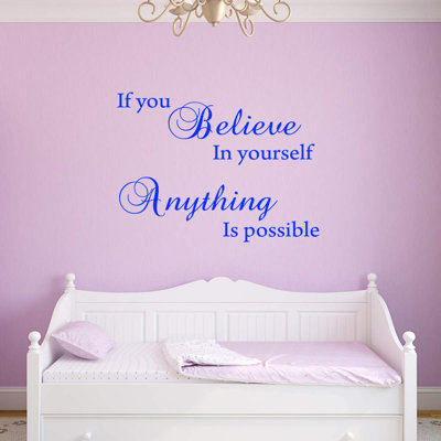 Text & Numbers Wall Decal