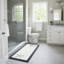 Long tapis de bain rectangulaire 100% coton