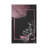 Petras Toile Machine Made Flatweave Polyester Area Rug in Black/Pink-1462155620